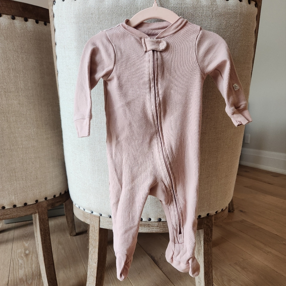 Little Planet Organic pink onesie, VGUC